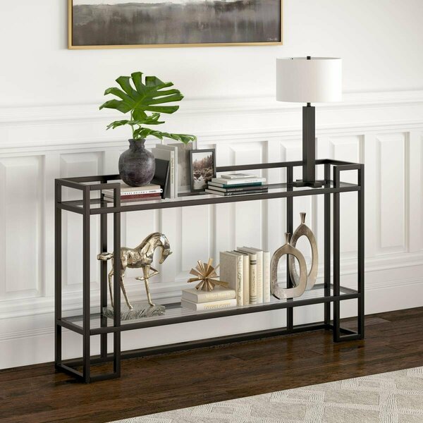 Henn & Hart Uriel Blackened Bronze Console Table AT1039